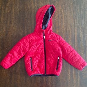 Pink Nike Puffy Jacket